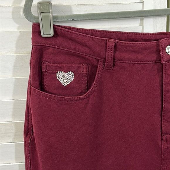 Dream Jeannes Size 12 Quacker Factory Flare Bootcut Stretch - Picture 5 of 13